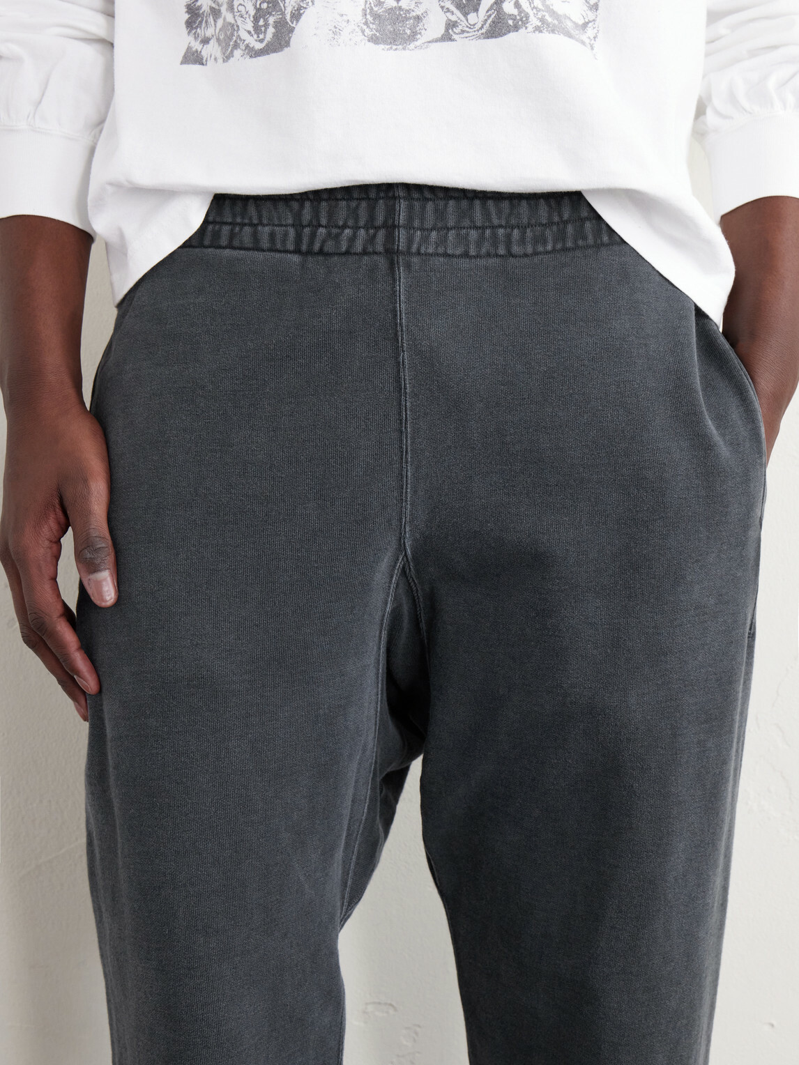 Remi Relief - Straight-Leg Cotton-Jersey Sweatpants - Gray