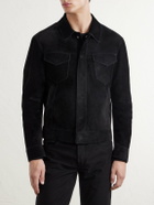 TOM FORD - Slim-Fit Suede Jacket - Black