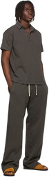 Les Tien Grey Cotton Lounge Pants