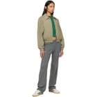 Sporty & Rich Gray Heritage Yankees Serif Cashmere Lounge Pants