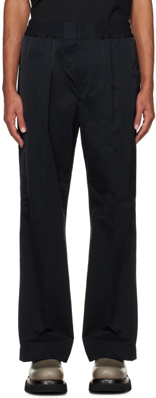 Photo: Bottega Veneta Navy Lightweight Trousers