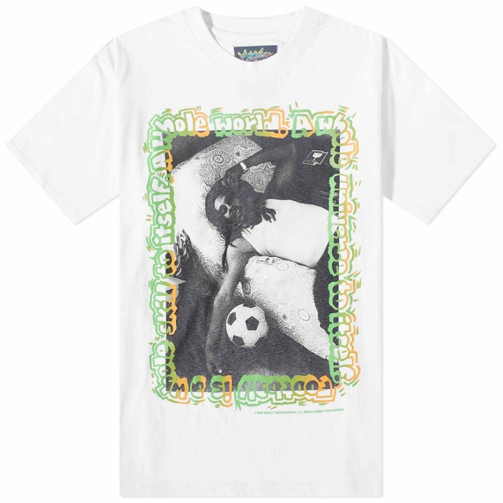 Photo: MARKET x Bob Marley Soccer T-Shirt in White