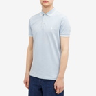 Polo Ralph Lauren Men's Textured Mesh Polo Shirt in Vessel Blue/White