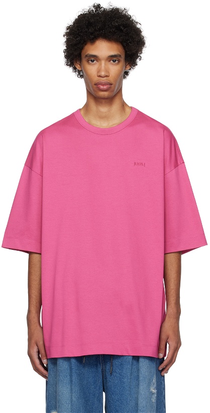 Photo: Juun.J Pink 'Compliqué' T-Shirt