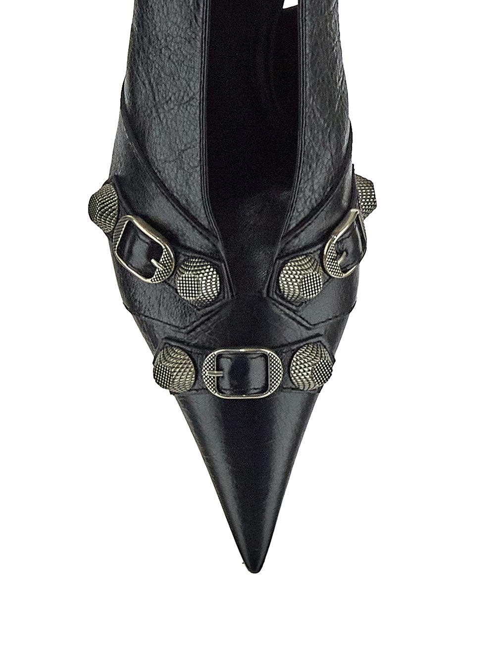 Leather Cagole Pump