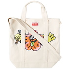 Kenzo Paris Men's Tote Bag in Heavy Cotton Canvas