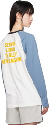 Bode White & Blue 'Skater' T-shirt