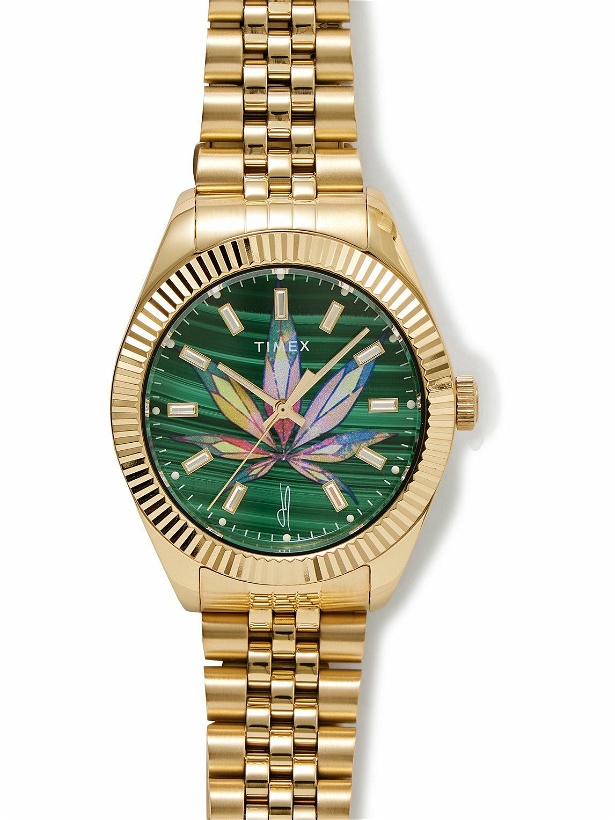 Photo: Timex - Jacquie Aiche Legacy High Life Gold-Tone Crystal Watch
