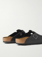 BIRKENSTOCK - Boston Leather Sandals - Black