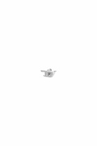 Diesel Stainless steel glitz stud earring - Earrings - Unisex - Silver