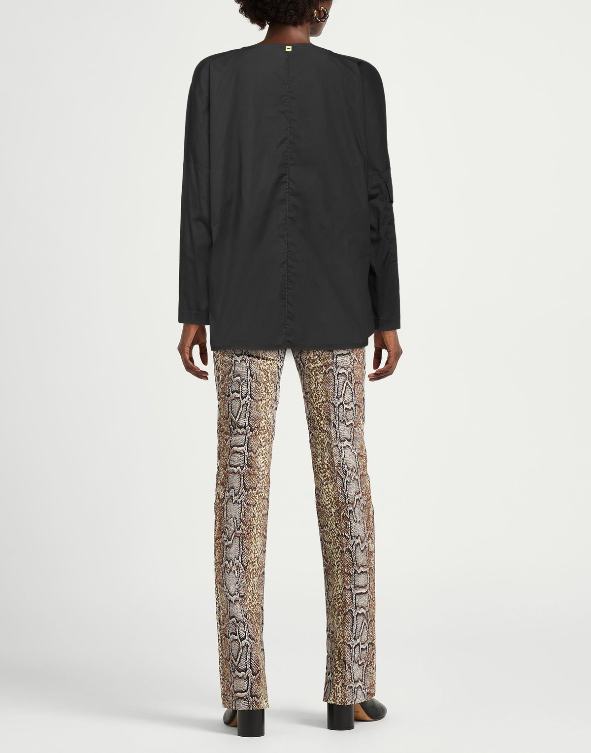 Manila Grace Womens Top in Black