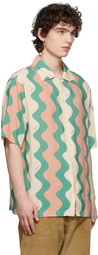 Drôle De Monsieur Green Zig Zag Shirt