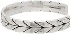 Isabel Marant Silver Engraved Summer Drive Bracelet