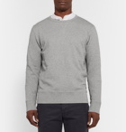 Officine Generale - Loopback Cotton-Jersey Sweatshirt - Men - Gray