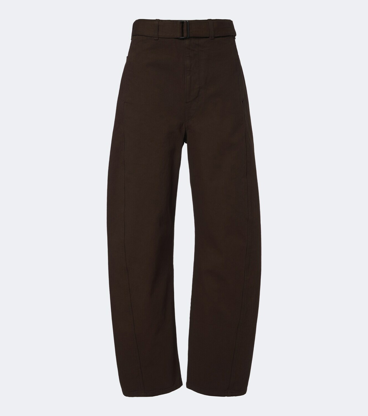 Lemaire Twisted belted barrel-leg jeans