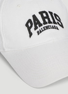 Paris Embroidered Cap in White