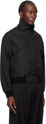 Versace Black Milano Stamp Bomber Jacket