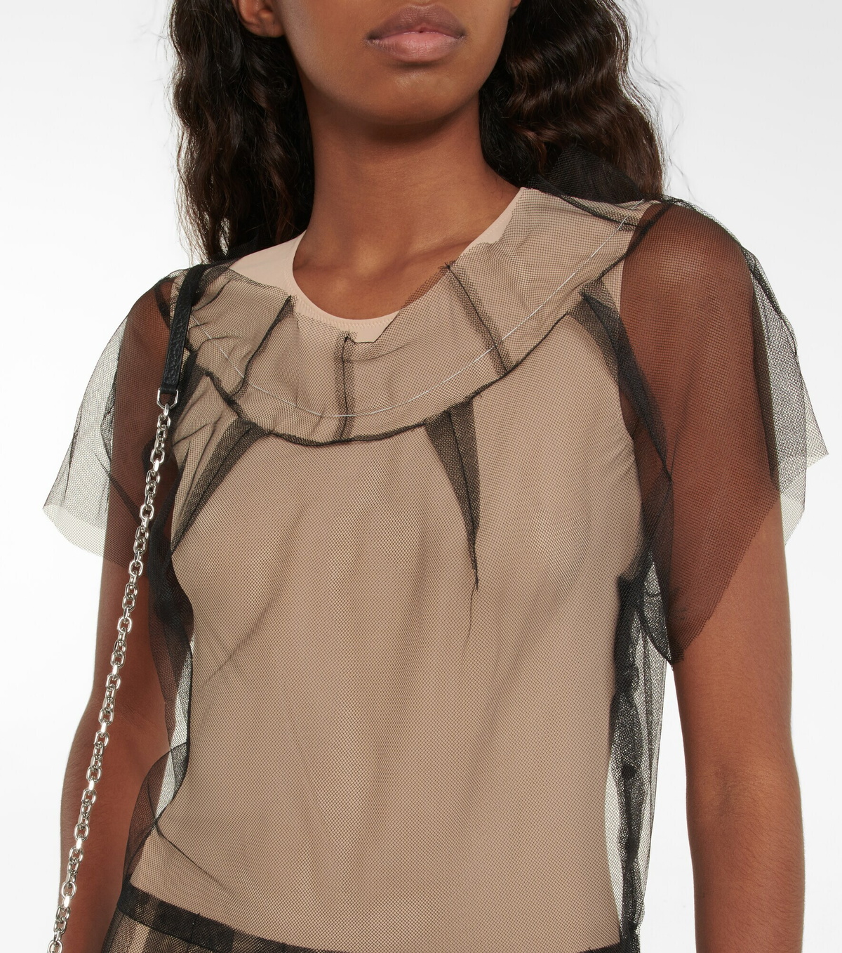 Maison Margiela - Mesh maxi dress