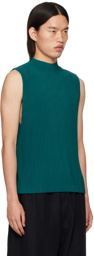 HOMME PLISSÉ ISSEY MIYAKE Green Monthly Color May Tank Top