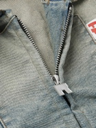 RRR123 - Fathers Garden Logo-Appliquéd Denim Jacket - Blue