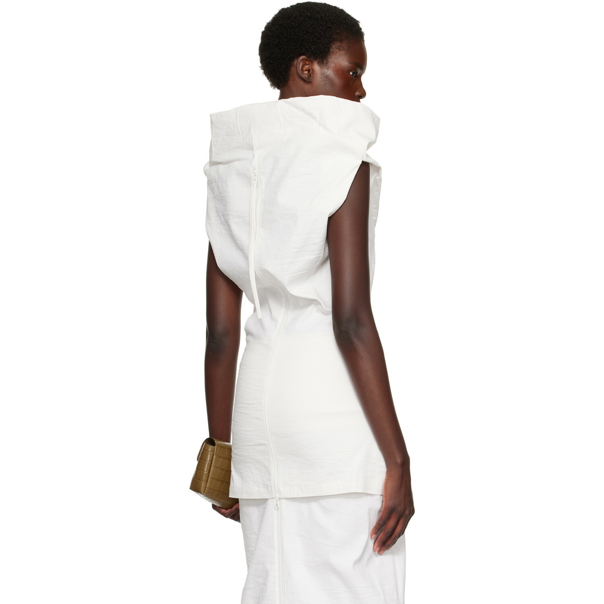 ISSEY MIYAKE Off-White Allow Top