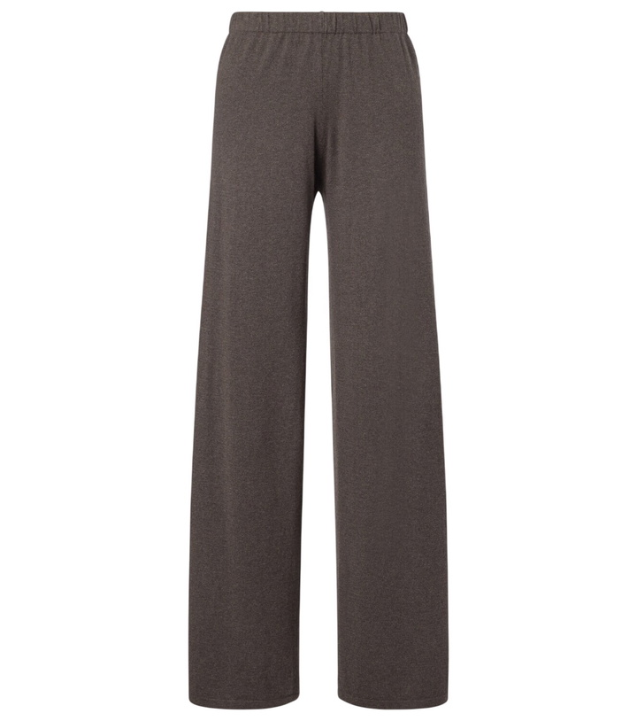 Photo: Lisa Yang Aina cotton and cashmere wide-leg pants