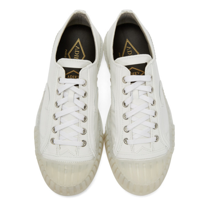 Adieu White Leather Type W.O. Sneakers
