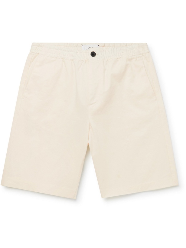 Photo: MR P. - Dock Cotton-Twill Shorts - White - UK/US 28