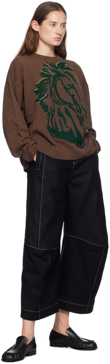 BROWN HORSE SWEATER
