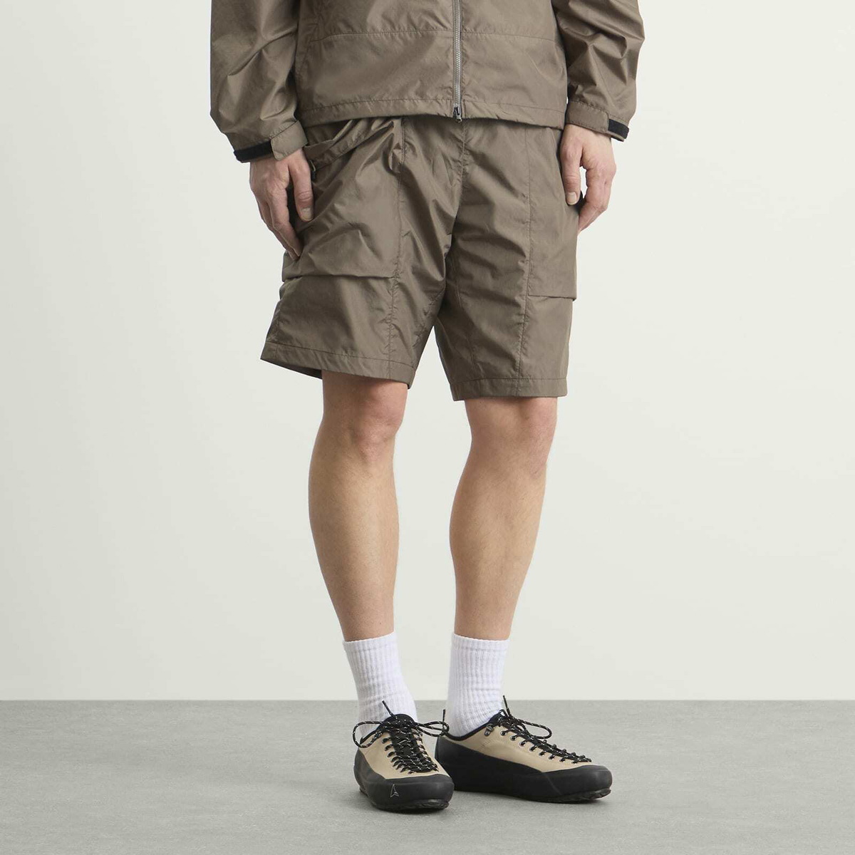 Goldwin Men's Ripstop Shorts in Sand Land