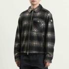 Moncler Men's Check Shirt Jacket in Black