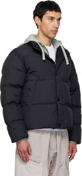 Stone Island Black 4100010 Crinkle Reps NY Down Jacket