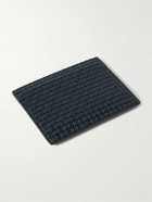 Serapian - Leather and Stepan Coated-Canvas Cardholder