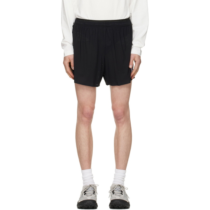 Photo: Satisfy Black Space‑O 5 Shorts