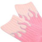 Rostersox Fire Socks in Pink