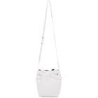Mansur Gavriel White Mini Mini Bucket Bag