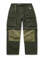Nike - ACG Smith Summit Straight-Leg Convertible Nylon-Blend and CORDURA® Cargo Trousers - Green