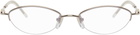 BONNIE CLYDE Gold Metal Jewel Glasses