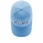 Sporty & Rich Wellness Ivy Embroidered Cap in Capri/Navy
