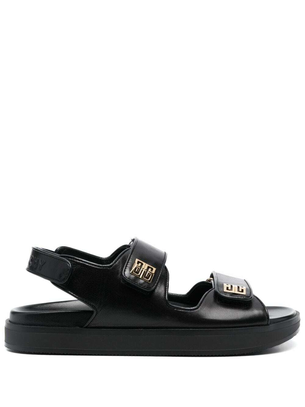 GIVENCHY - 4g Leather Strap Sandals Givenchy