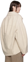 LE17SEPTEMBRE Off-White Oversized Jacket