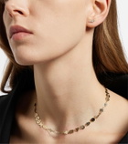 Maria Tash Three Flower Garland 14kt gold single earring with diamonds