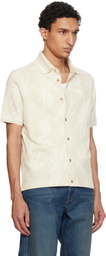 Paul Smith Beige Jacquard Shirt