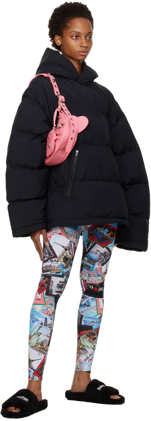 Balenciaga Black Pullover Puffer Coat