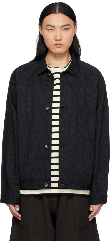 Photo: nanamica Black Short Denim Jacket