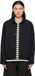 nanamica Black Short Denim Jacket