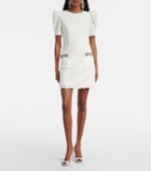 Rebecca Vallance Bridal Dillon embellished lace minidress