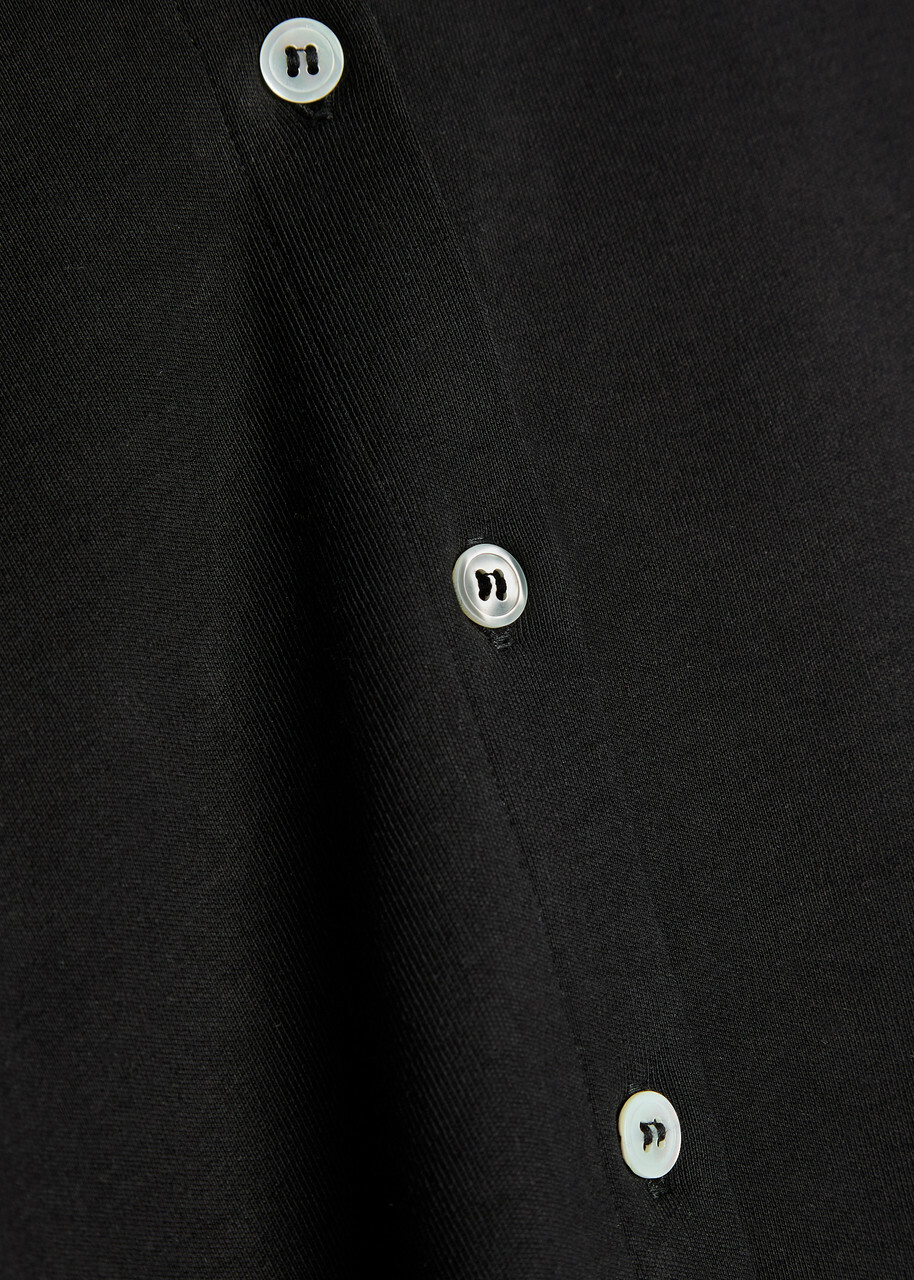 Flore Flore Poppy Cotton Cardigan Black