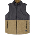 Taion Men's Reversible Down Vest in Olive/Black/Beige
