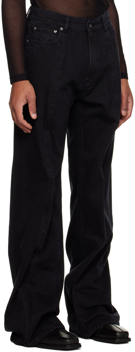 Y/Project Black Classic Wire Jeans